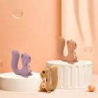 Вибратор вакуумный в форме белочки Sweet Em, фиолетовый вид 7