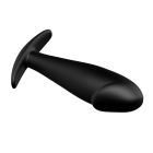 Анальна пробка силіконова Pretty Love Special Anal Stimulation, черная, 10 х 3 см вид 6