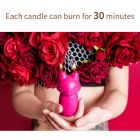 Свеча лисичка низкотемпературная Roomfun Сhina Red с ароматом шоколада, красная вид 7