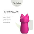 Свічка лисичка низькотемпературна Roomfun Rose з ароматом білого чаю, рожева вид 3