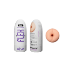 Мастурбатор-анус в колбе Alive Flex Anal M бежевый, 16 х 6.5 см вид 2