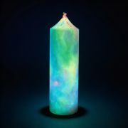 Свічка циліндр люмінесцентна GlowKink низькотемпературна, VIP-концентрація, різнокольорова, 251 г