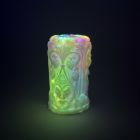 Свічка низькотемпературна люмінесцентна рельєфна GlowKink VIP-концентрація, різнокольорова, 233 г вид 6