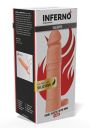 Насадка на пенис с эрекционным кольцом Hidden Desire INFERNO, 18 × 4,5 см