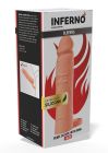 Насадка на пеніс з ерекційним кільцем Hidden Desire INFERNO, 18 × 4,5 см вид 2