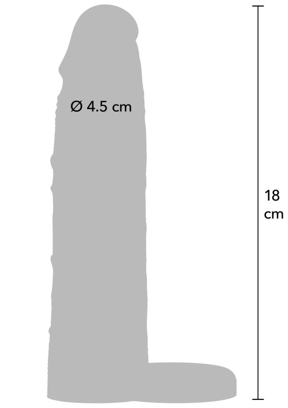 Насадка на пенис с эрекционным кольцом Hidden Desire INFERNO, 18 × 4,5 см вид 8