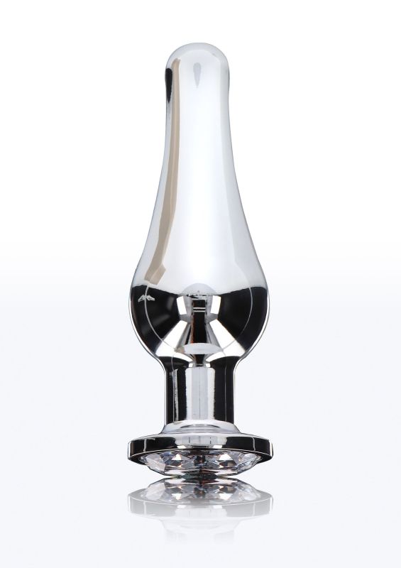 Анальная пробка металлическая TOY JOY Diamond, L, 13 × 9,5 см вид 4