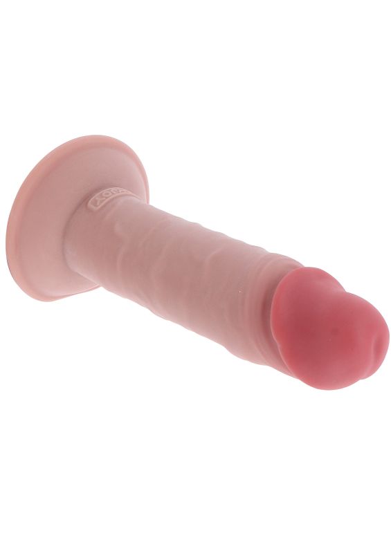 Фалоімітатор реалістичний на присосці TOY JOY Deluxe Dual Density, 20 × 5 см вид 9