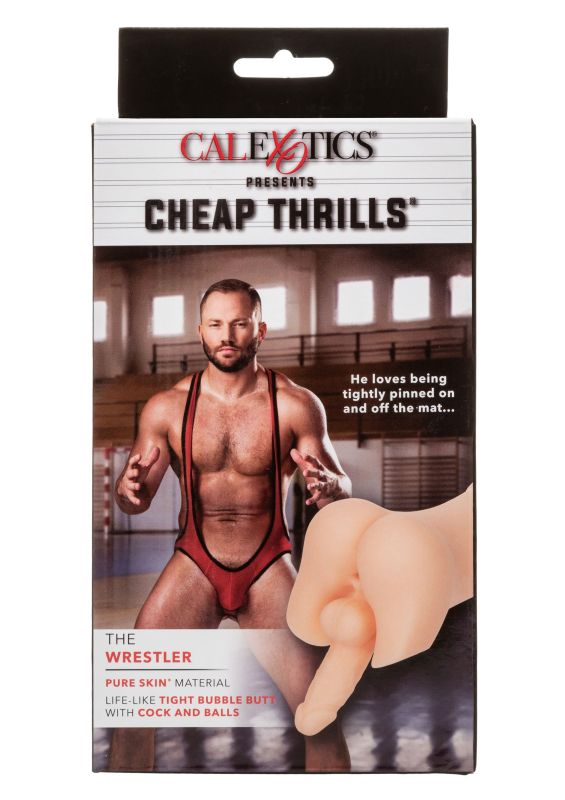 Мастурбатор реалистичный CalExotics The Wrestler Ass Stroker, попка с пенисом, 19,8 x 9 см вид 2