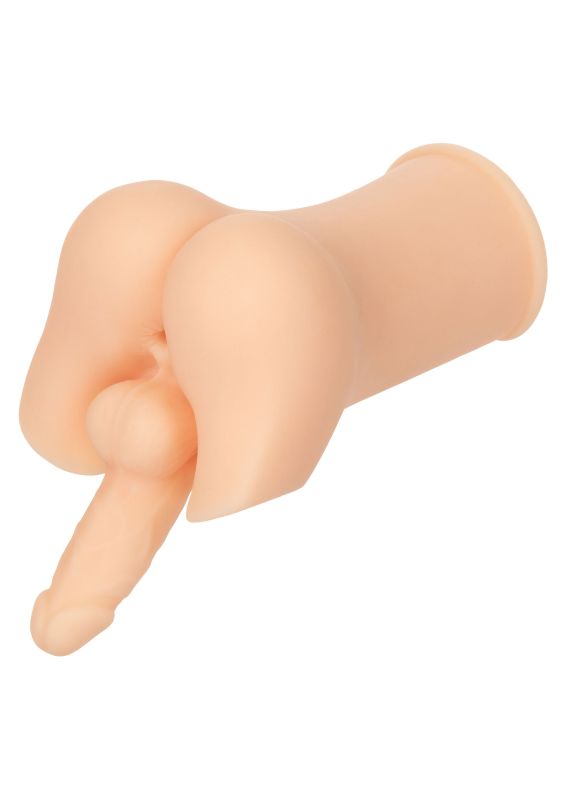 Мастурбатор реалистичный CalExotics The Wrestler Ass Stroker, попка с пенисом, 19,8 x 9 см вид 3