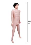Секс-лялька Hidden Desire Fuck Dolls з фалоімітатором і анусом, з пультом, бежева, 145 см