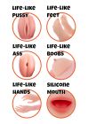Секс-лялька Hidden Desire Foxy Roxy Fuck Dolls з вагіною, ротом і анусом, бежева, 145 см вид 4