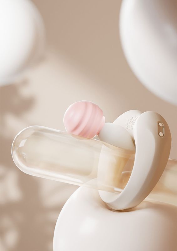 Ерекційне віброкільце Zalo Apis у футлярі, з додатком, біле, 6,3 × 3,2 см вид 8