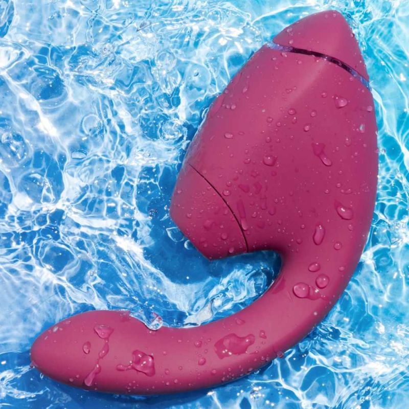 Вибратор-стимулятор вакуумный Womanizer Next Duo Dusky Pink для точки G, розовый вид 6