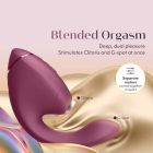 Вибратор-стимулятор вакуумный Womanizer Next Duo Dusky Pink для точки G, розовый вид 10
