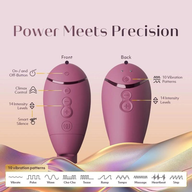 Вибратор-стимулятор вакуумный Womanizer Next Duo Dusky Pink для точки G, розовый вид 12