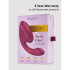 Вибратор-стимулятор вакуумный Womanizer Next Duo Dusky Pink для точки G, розовый вид 25