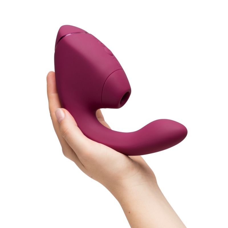 Вибратор-стимулятор вакуумный Womanizer Next Duo Dusky Pink для точки G, розовый вид 30