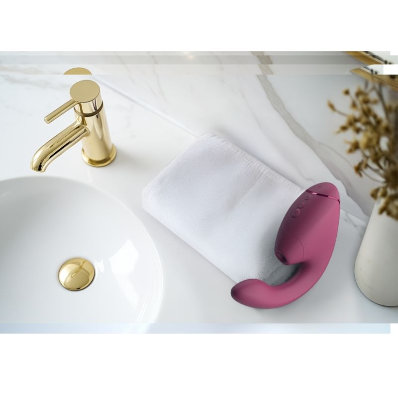 Вибратор-стимулятор вакуумный Womanizer Next Duo Dusky Pink для точки G, розовый вид 35