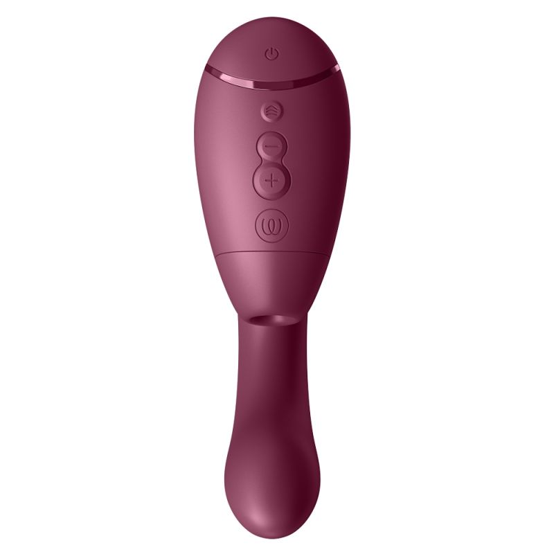 Вибратор-стимулятор вакуумный Womanizer Next Duo Dusky Pink для точки G, розовый вид 42
