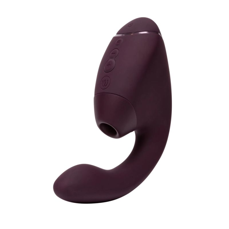 Вибратор-стимулятор вакуумный Womanizer Next Duo Dark Purple для точки G, фиолетовый вид 4