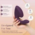 Вибратор-стимулятор вакуумный Womanizer Next Duo Dark Purple для точки G, фиолетовый вид 9