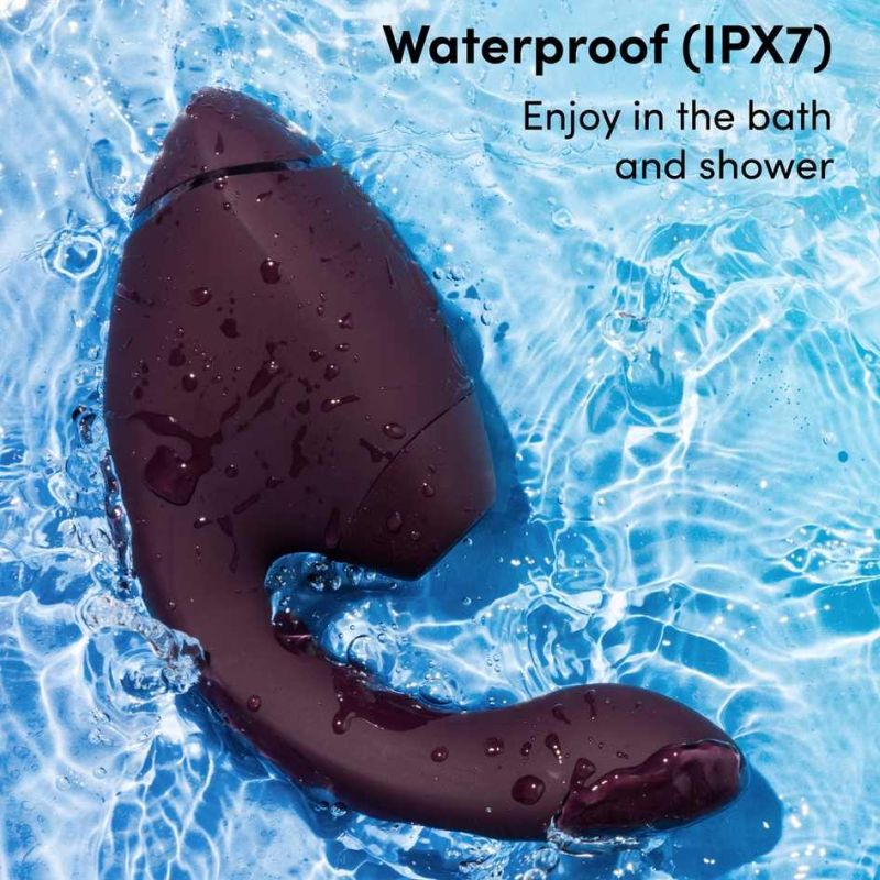 Вибратор-стимулятор вакуумный Womanizer Next Duo Dark Purple для точки G, фиолетовый вид 22