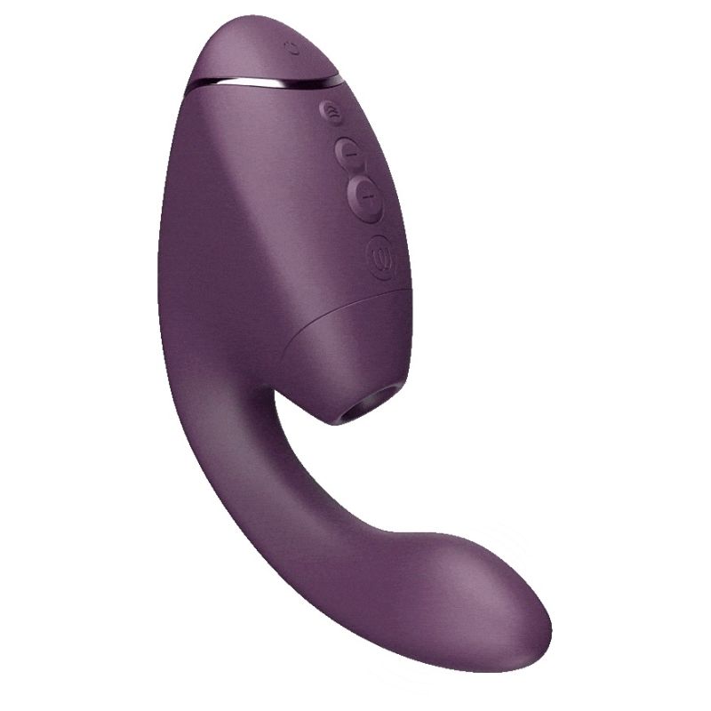 Вибратор-стимулятор вакуумный Womanizer Next Duo Dark Purple для точки G, фиолетовый вид 37