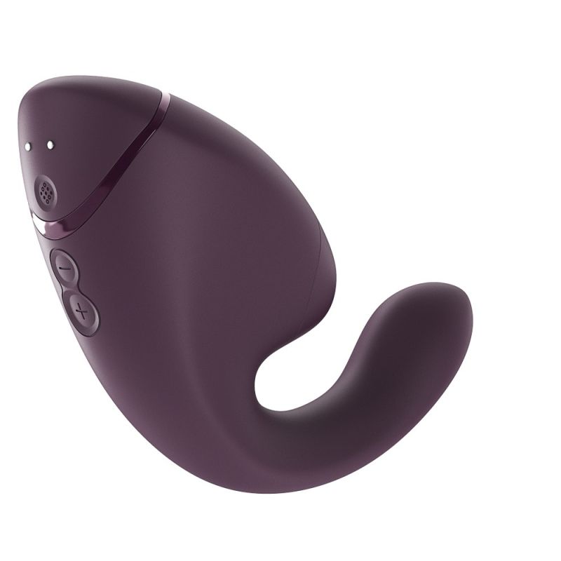Вибратор-стимулятор вакуумный Womanizer Next Duo Dark Purple для точки G, фиолетовый вид 55