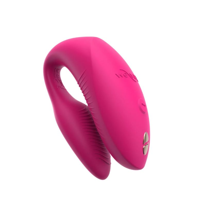 Вибратор для пар We-Vibe Chorus Pro Electric Pink с пультом и приложением, розовый вид 4