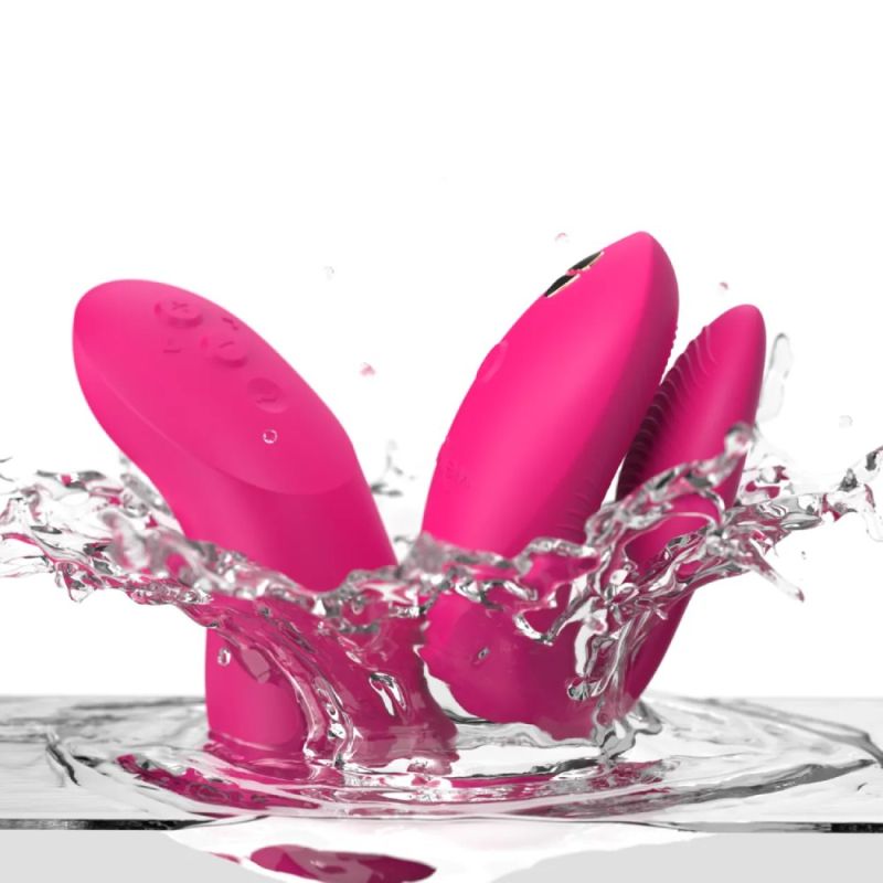 Вібратор для пар We-Vibe Chorus Pro Electric Pink з пультом і додатком, рожевий вид 7