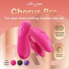 Вібратор для пар We-Vibe Chorus Pro Electric Pink з пультом і додатком, рожевий вид 8