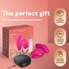 Вибратор для пар We-Vibe Chorus Pro Electric Pink с пультом и приложением, розовый вид 14