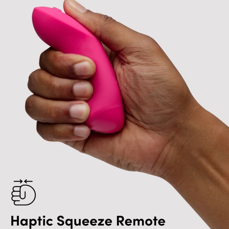 Вибратор для пар We-Vibe Chorus Pro Electric Pink с пультом и приложением, розовый вид 17