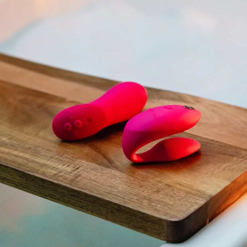 Вібратор для пар We-Vibe Chorus Pro Electric Pink з пультом і додатком, рожевий вид 22