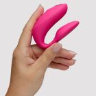 Вибратор для пар We-Vibe Chorus Pro Electric Pink с пультом и приложением, розовый вид 31