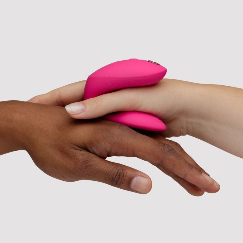 Вібратор для пар We-Vibe Chorus Pro Electric Pink з пультом і додатком, рожевий вид 35