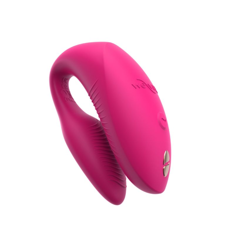 Вібратор для пар We-Vibe Chorus Pro Electric Pink з пультом і додатком, рожевий вид 42