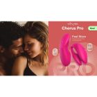 Вибратор для пар We-Vibe Chorus Pro Electric Pink с пультом и приложением, розовый вид 46