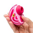 Вакуумный стимулятор клитора ROMP Spin в тревел-формате, розовый вид 13