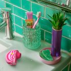 Вакуумный стимулятор клитора ROMP Spin в тревел-формате, розовый вид 17