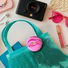 Вакуумный стимулятор клитора ROMP Spin в тревел-формате, розовый вид 18