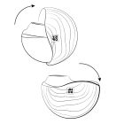 Вакуумный стимулятор клитора ROMP Spin в тревел-формате, розовый вид 27