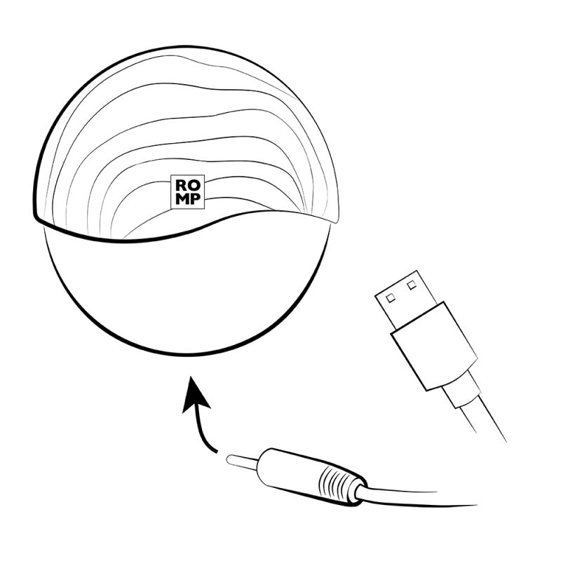 Вакуумный стимулятор клитора ROMP Spin в тревел-формате, розовый вид 28