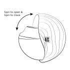 Вакуумный стимулятор клитора ROMP Spin в тревел-формате, розовый вид 36