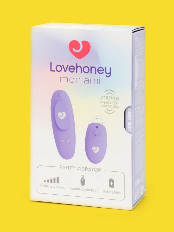 Вибратор в трусики с пультом Lovehoney Mon Ami Panty Vibrator для клитора, сиреневый вид 2