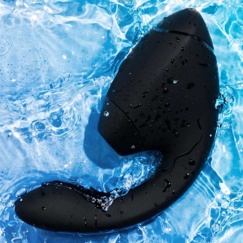 Вибратор-стимулятор вакуумный Womanizer Next Duo Black для точки G, черный вид 3