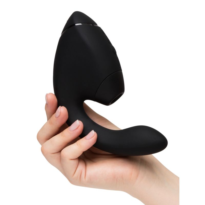 Вибратор-стимулятор вакуумный Womanizer Next Duo Black для точки G, черный вид 21