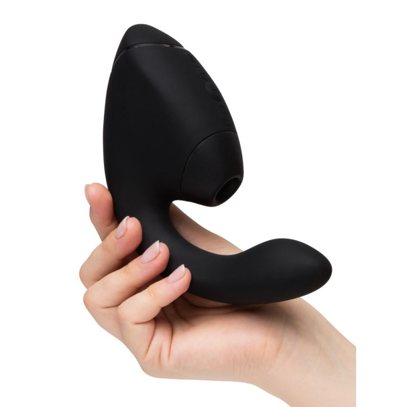 Вибратор-стимулятор вакуумный Womanizer Next Duo Black для точки G, черный вид 22