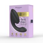 Вибратор-стимулятор вакуумный Womanizer Next Duo Black для точки G, черный вид 37